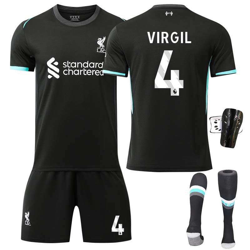 2425 Liverpool fuera de casa 11 Salah camiseta set 66 Arnold 3 Endo Air 9 Firmino camiseta de fútbol