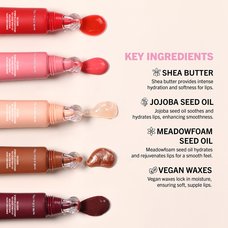 PÁGINA transfronteriza Péptido Brillo de labios Mantequilla Bálsamo labial Líquido Brillo de labios Líquido Hidratante Esmalte de labios Comercio exterior