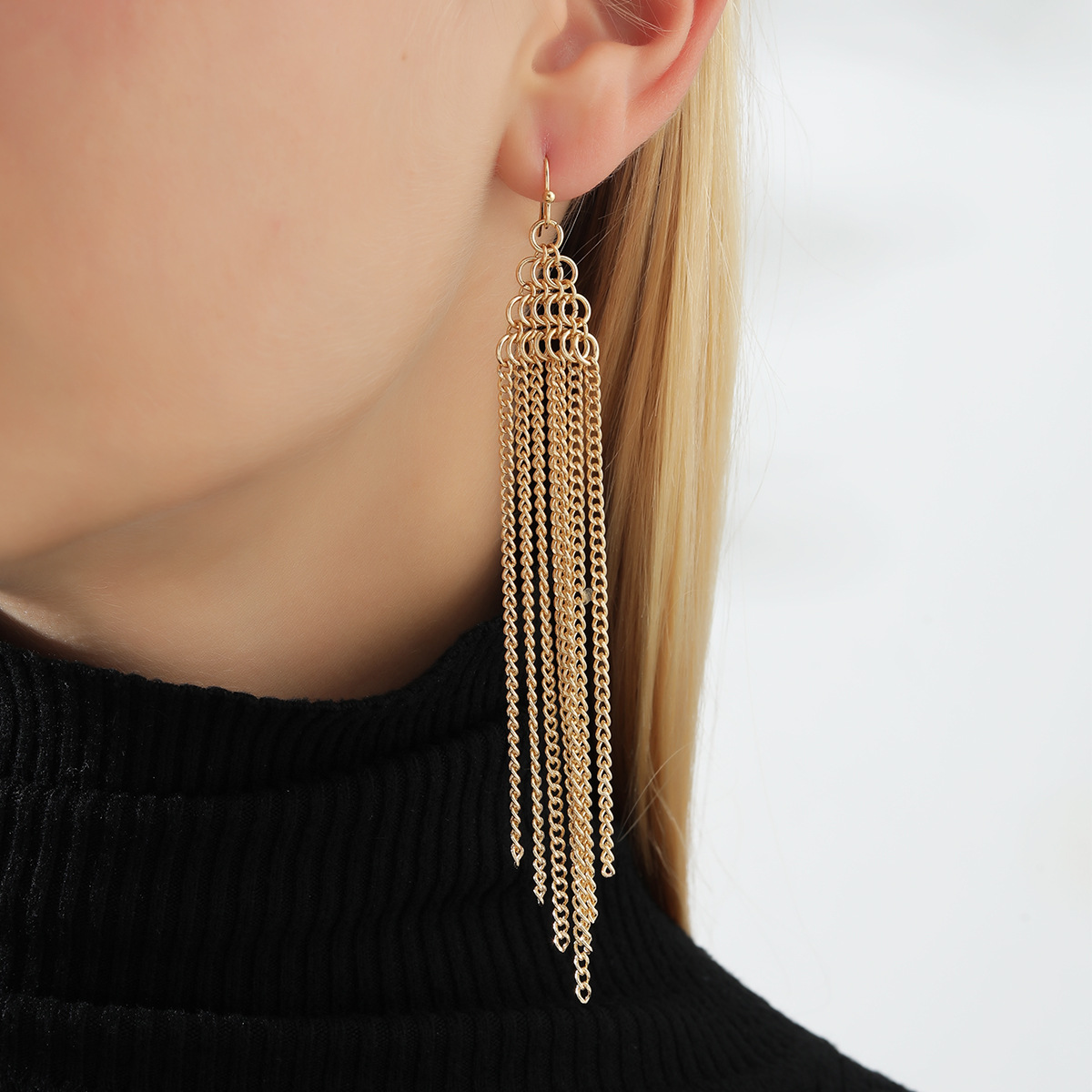 1 Pair Fashion Tassel Alloy Plating Womenu0027S Drop Earrings