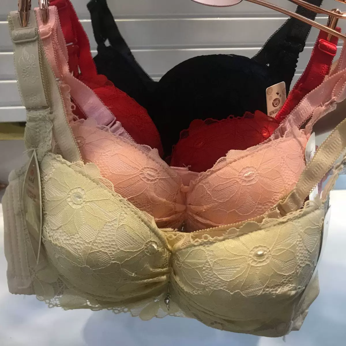 梦舒婷639#性感蕾丝美背文胸加厚小胸上托聚拢调整型内衣