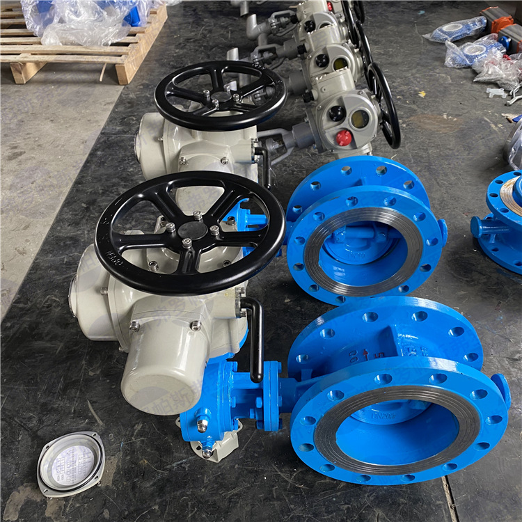 无缘触点开关型电动法兰蝶阀DN150 D943H-16C硬密封蝶阀 厂家批发