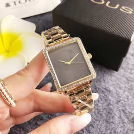 手表女复古学院风跨境爆款2025创意手表男士方形手表电子情侣手表