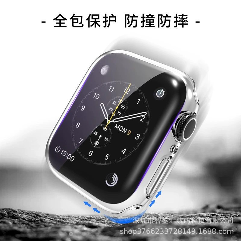 Apple, прозрачные часы, защитный чехол, 41мм