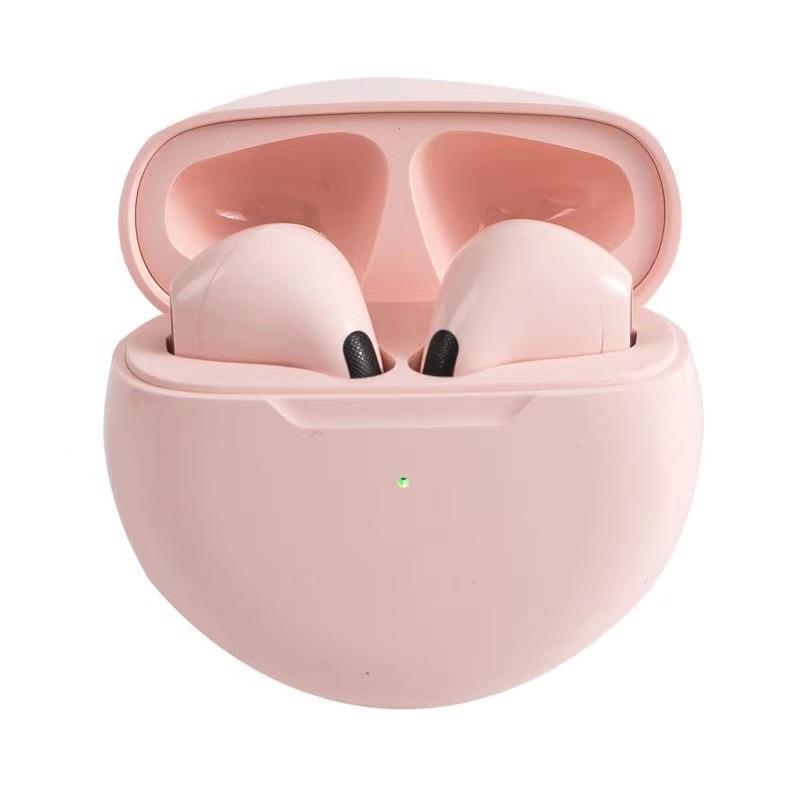 Nuevos auriculares Bluetooth pro6 transfronterizos, batería de larga duración, TWS de alta potencia, deportes simples de alta calidad de sonido