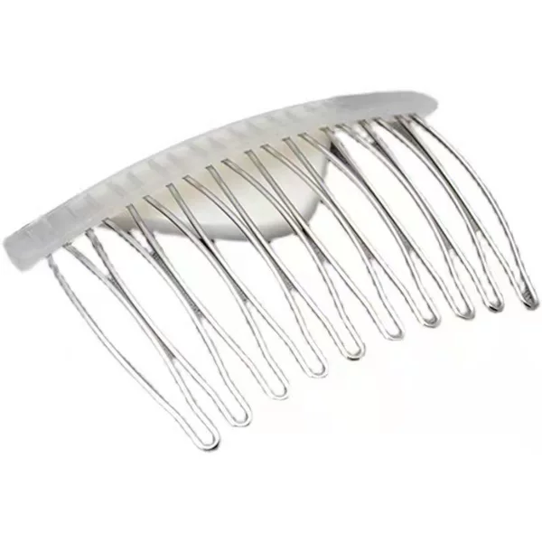 7-Tooth 10-Tooth Korean Style Hair Accessories Stainless Steel Comb Plastic Hair Comb Bridal DIY Hair Accessories Headwear Accessories New