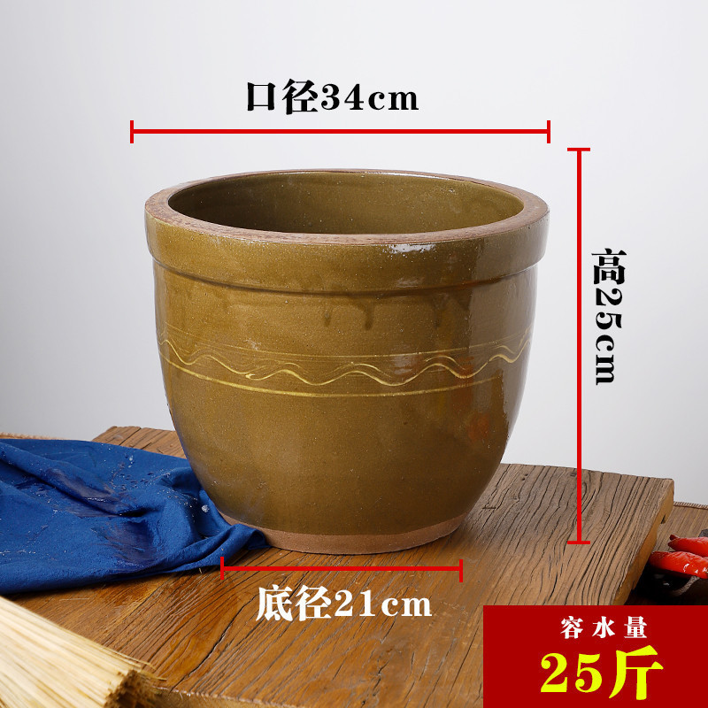 米酒罐容器酿酒坛子陶瓷瓦缸老式水缸腌菜家用醪糟甜酒酒酿发酵缸|undefined