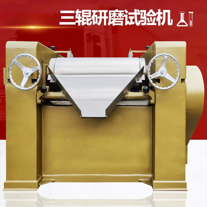 Трехвалковый шлифовальный испытательный станок S26 силиконовый клей лабораторные покрытия пигмент краски слой шлифовальный химический шлифовальный станок