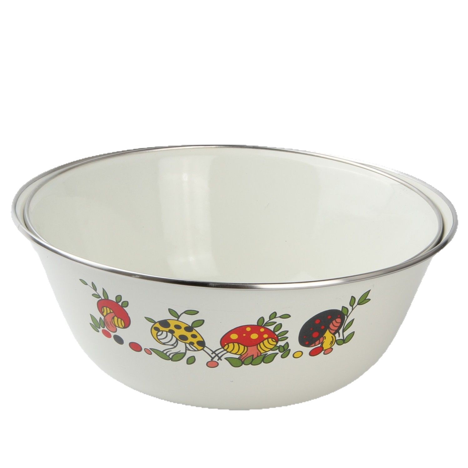 20/22cm家用烤漆凉拌碗搪瓷碗日用餐厨铁碗沙拉碗猪油盆搅拌碗