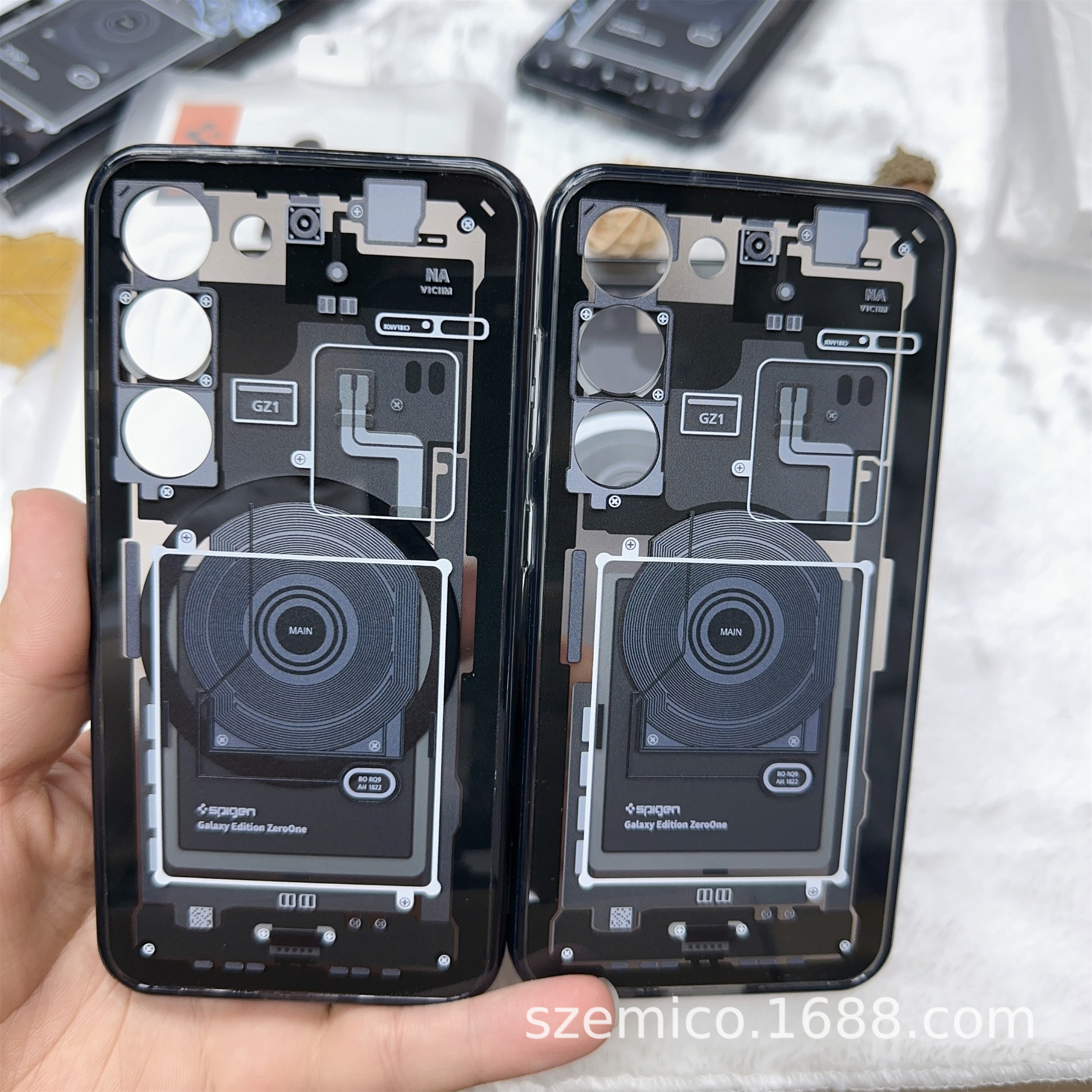 Suitable for Samsung S25 Ultra Magnetic Case S22U Circuit Board Spigen Precision Hole S23+ Factory Stock Shockproof