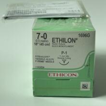 强生缝合线 7-0 1696G 不可吸收缝合线 二类聚丙烯不可吸收尼龙线