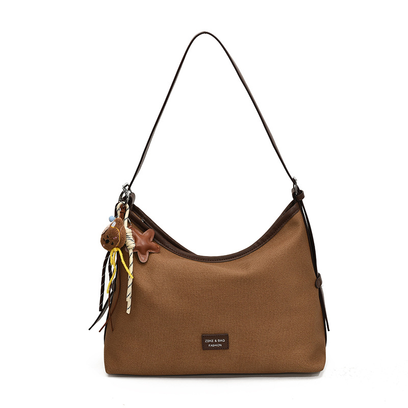 Bolsa de brazo de moda transfronteriza para mujeres 2025, nueva moda de otoño y invierno simple bolso de hombro coreano universal mochila de viaje