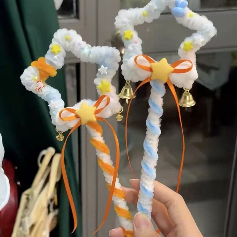 Handheld Star Magic Wand DIY Twist Stick Material Package Christmas Gift