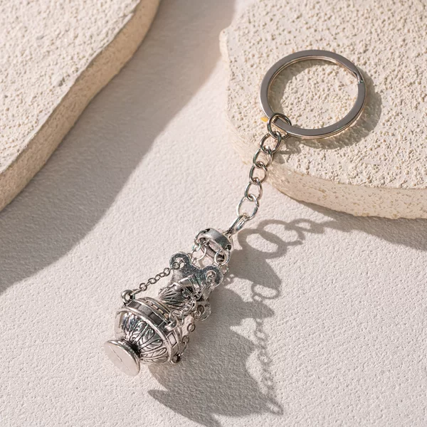 2026 Popular Foreign Trade Alloy Keychain, Can Be Used as a Spice Burner, Incense Burner Keychain, Unisex Pendant Gift
