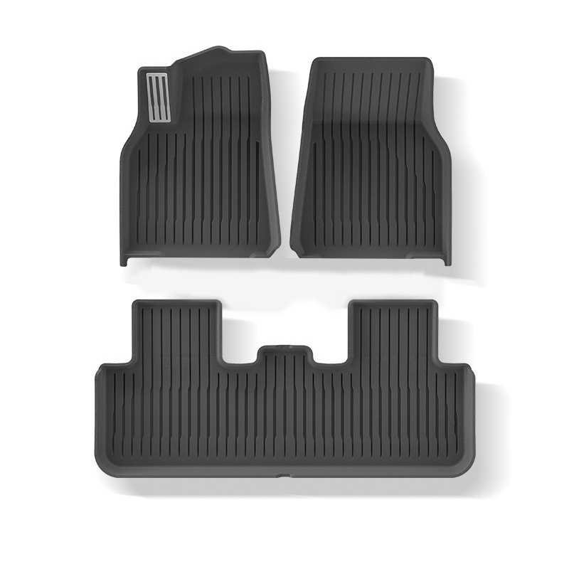 Tesla TPE Trunk Mats Front Rear Trunk Foot Mats for Tesla Model Y 3 (Ayaqaltılar (Kovriklər)) - 25-model-y-injection-foot-mat-infant-grade-upgraded-aluminum-pedal