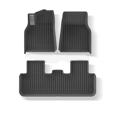 Suitable for Tesla Model Y3 New Version Trunk Mat Tpe Front and Rear Trunk Mat Foot Mat Modification Accessories (Ayaqaltılar (Kovriklər)) - 25-new-versions-of-my-pregnancy-and-infant-grade-injection-molded-foot-pads-upgraded-aluminum-alloy-pedals