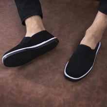 老北京布鞋男女傳統手工上線老布鞋輕便透氣輪胎底男士休閑帆布鞋