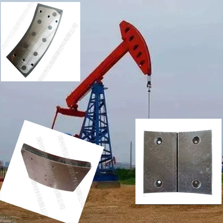 [Тормоз Honghan] Тормозной блок для нефтяной вышки с пятью отверстиями, тормозной блок для нефтяной вышки с формулой керамического волокна