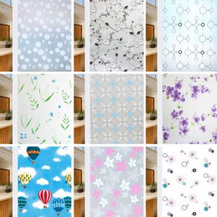 Cellophane Window Bathroom Toilet Anti-Peeping Anti-Light Window Sticker Glass Film Sun Protection and Shading
