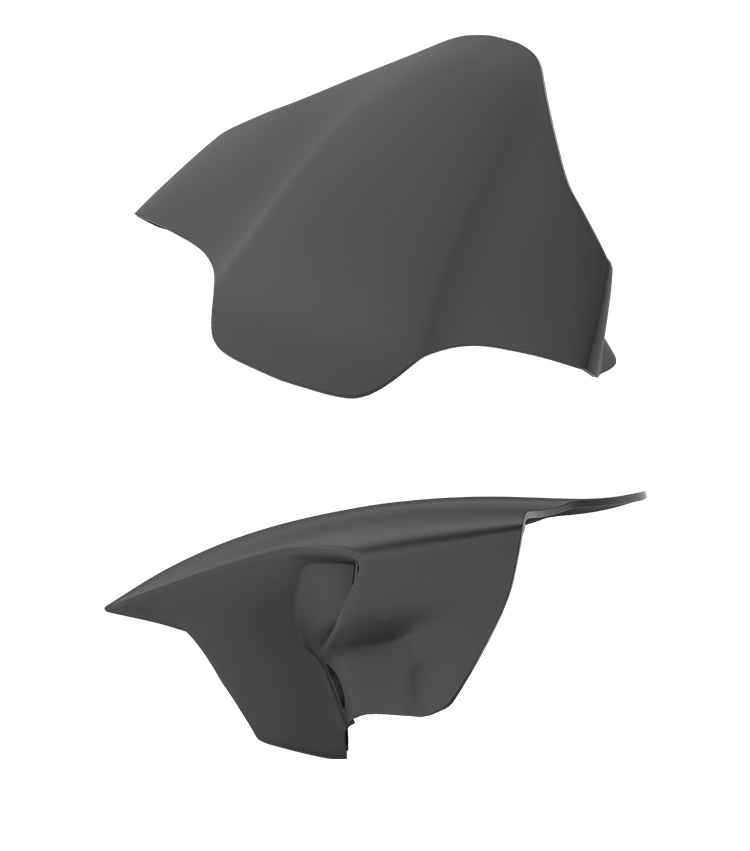 Suitable for Ducati Streetfighter V4/V4S/V2 Head Cover Modification Front Windshield Hood Wind Deflector for Models 18-24