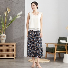 Silk Slip Dress Women's Underwear Summer New Layered Mulberry Silk Outerwear Plus Size Fake Two-Piece Base Shirt