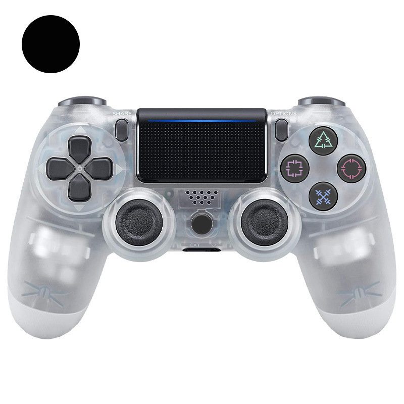 Control Inalámbrico Bluetooth P4 de ABS con Doble Motor de Vibración para Consola P4 y PC
