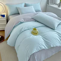 Set, sheet, bedspread, simple and elegant design, 4 piece set, 3 piece set
