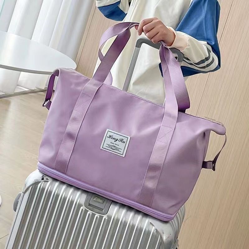 Airplane Travel Bag Large Capacity Women's Oversized Trolley Handbag Portable Maternity Storage Bag Sports Fitness Bag Travel