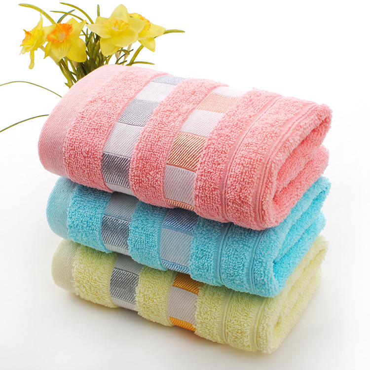 Wholesale Cotton Plain Gold-thread Daily Necessities, Face Towels, Wedding Gifts, Popular Online Products, Soft And_voghion.com
