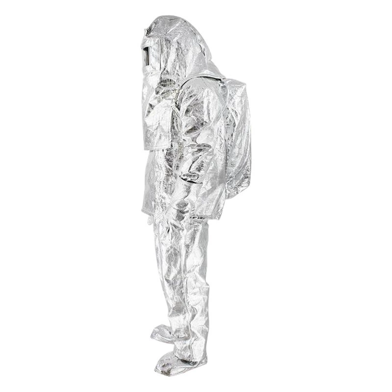 500 градусов 700 градусов 1000 градусов противопожарная одежда алюминиевая фольга ткань огнестойкая высокотемпературная теплоизоляционная одежда производитель оптовая продажа
