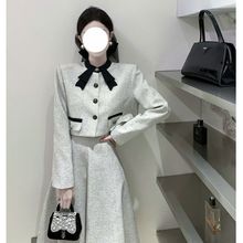小香风两件套装裙御姐名媛复古高级感法式气质小洋装春季2025新款
