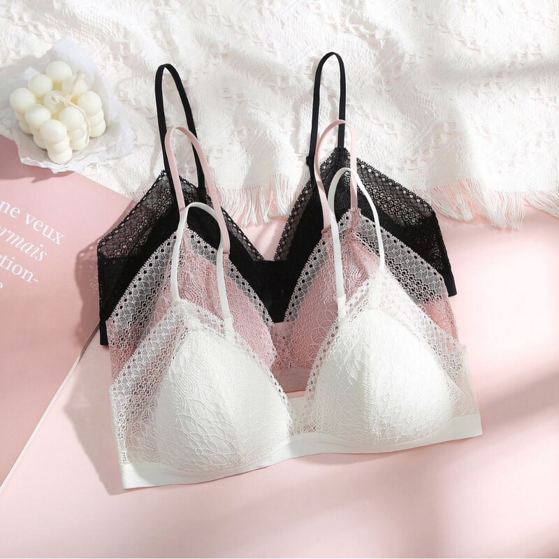 68 Intimates, Genuine Sexy Lace Girl's Back Buckle, No Wires, Comfortable Ultra-Thin Cup Intimates