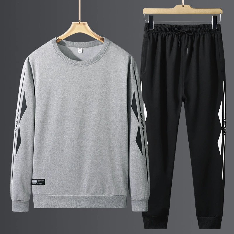 [L-8XL] повседневный костюм мужской весенний и осенний новый тренд набор с красивым спортивным костюмом