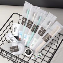 酒店一次性牙刷带牙膏五星级高档民宿宾馆专用洗漱用品整牙刷套装