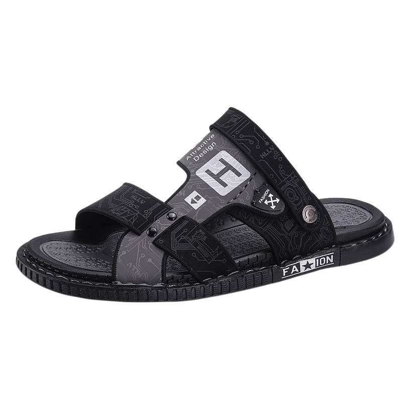 2023 мужские модные сандалии, модные Универсальные пляжные сандалии в Корейском стиле, носимые носки двойного назначения, оптовая продажа с фабрики, трансграничная