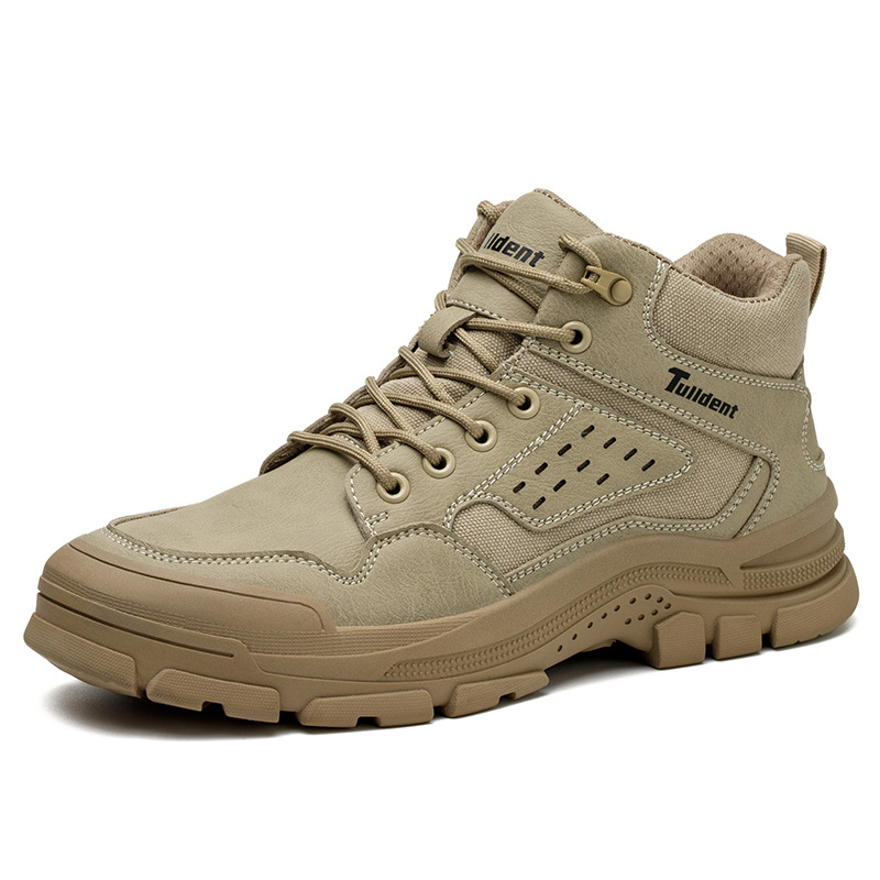 Zapatos de seguro laboral, botas cortas de punta de acero resistentes al desgaste anti-rotura y anti-perforación para hombres, protección de seguridad, zapatos de seguridad antiguos, herramientas de trabajo, botas anti-escaldado