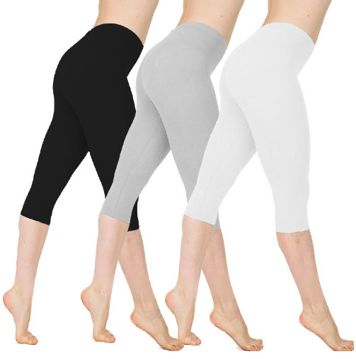 2026 Women's Cross-Border Shopee Amazon Aliexpress Ebay Candy Color Multi-Size Low-Waist Capri Leggings 7/8 Pants 2026 Women's Cross-Border Shopee Amazon Aliexpress Ebay Candy Color Multi-Size Low-Waist Capri Leggings 7/8 Pants