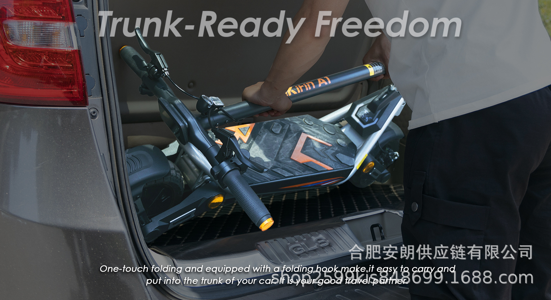 Kukirin Electric Scooter Foldable Portable Lithium Battery