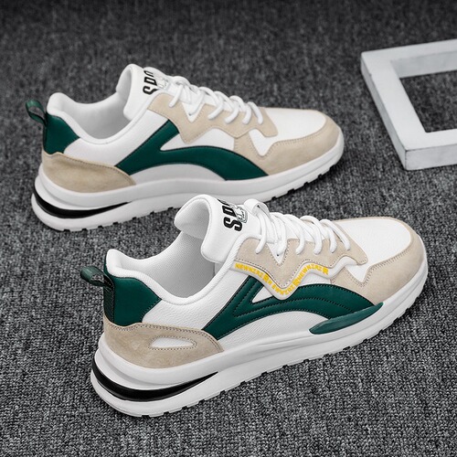 White shoes for men, spring, versatile, breathable, sports, versatile, trendy sneakers for boys, trendy shoes, casual shoes, shoes for men