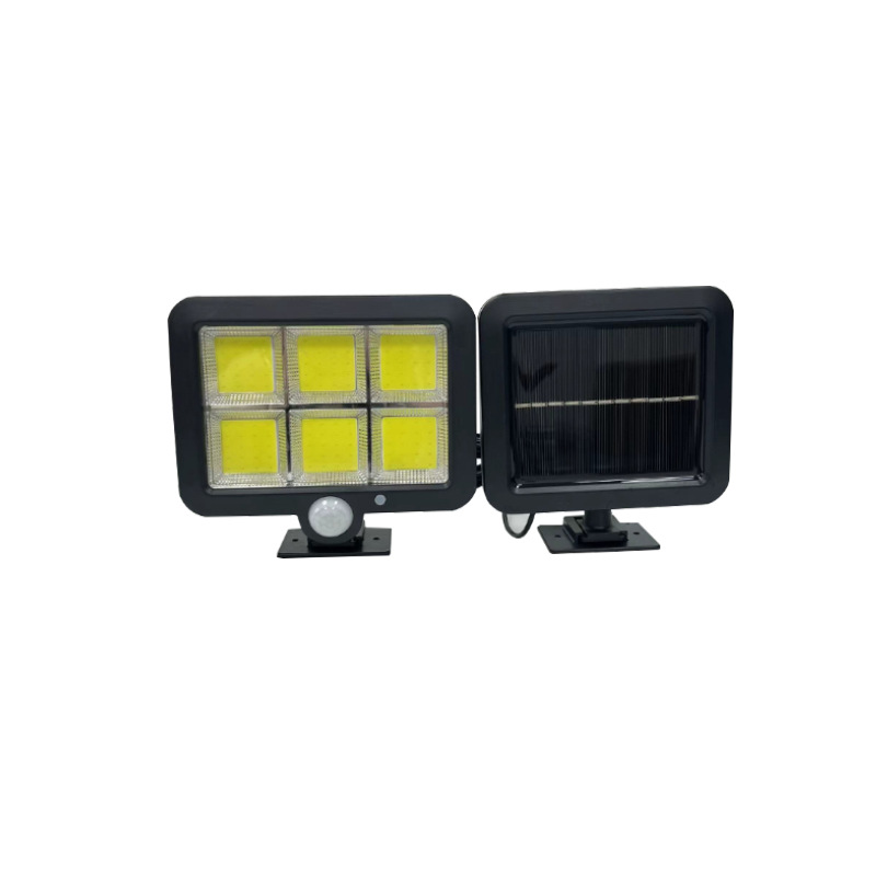 Nueva luz solar, control remoto de alta potencia, luz solar LED dividida, jardín al aire libre, lámpara de pared china