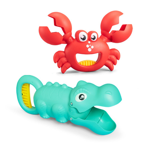 Children's Beach Toys Lobster Dinosaur Toy Clips for Boys and Girls Crab Pincers Mechanical Hand Beach Sand Digging Shovel Set