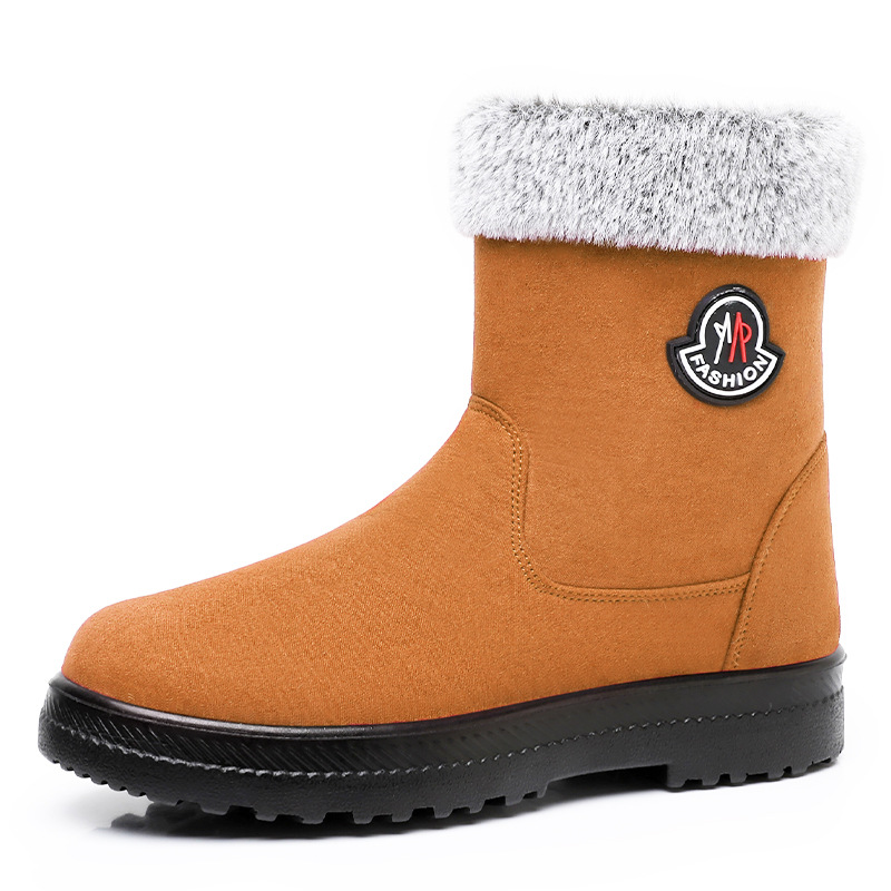 Zapatos de algodón, zapatos de mujer, botas de algodón transfronterizas de poliuretano, botas de nieve de caña alta de tubo largo más botas gruesas de terciopelo, botas de mujer a prueba de frío