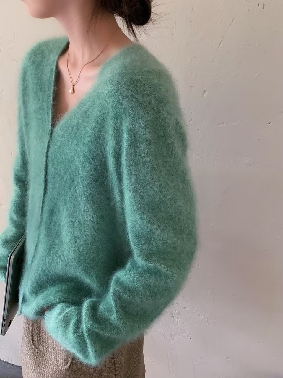 高货反季清仓，邓肯羊绒开衫福利拉绒开衫