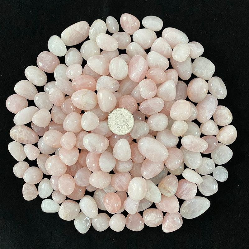 南京雨花石原石鹅卵石鱼缸石头花盆彩色石子七彩小石头五彩石|undefined