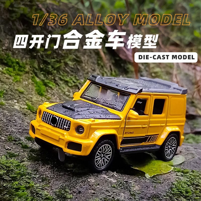 Cien todoterreno de aleación modelo de coche juguete para niños Puerta Abierta modelo de coche regalo coche deportivo decoración de la torta decoración Niño