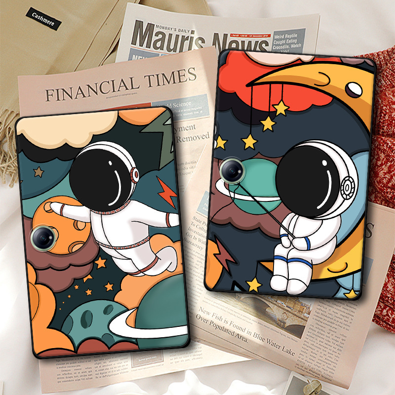 Suitable for Oppopad5 Protective Case Soft Shell 3Pro Anti-Fall 4Pro Cartoon Air5 Astronaut Pad6 Without Cover Mini
