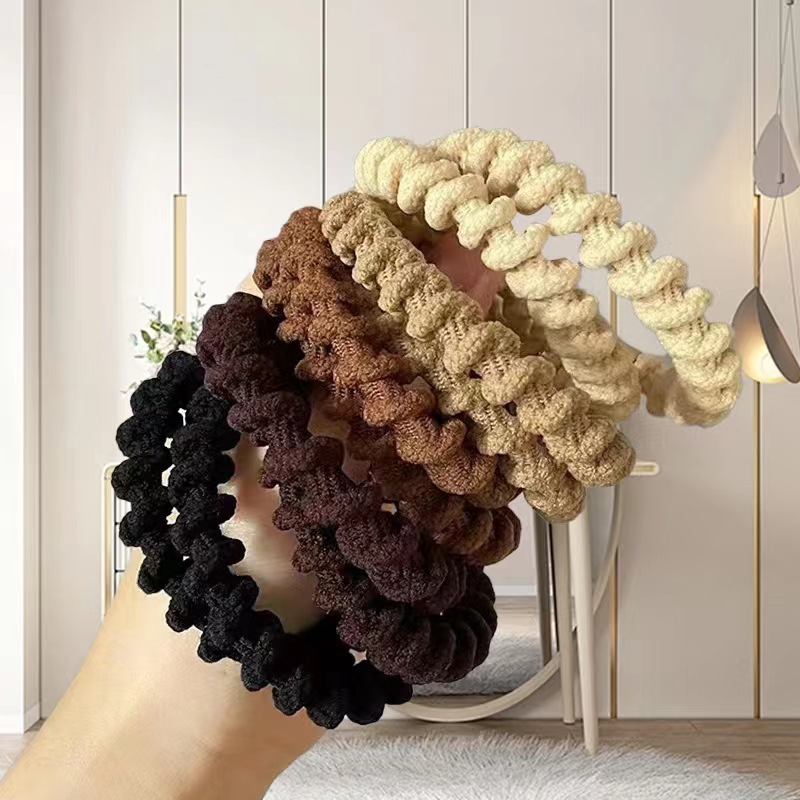 elastic wavy hair rope