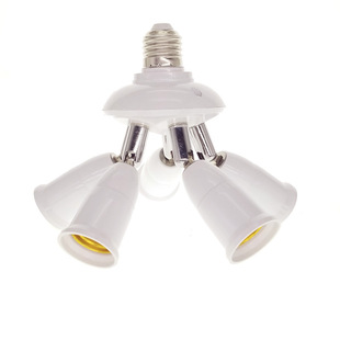 E27 screw one turn three four five multi-head lamp holder differential device extension lamp holder converter DIY lamp accessories