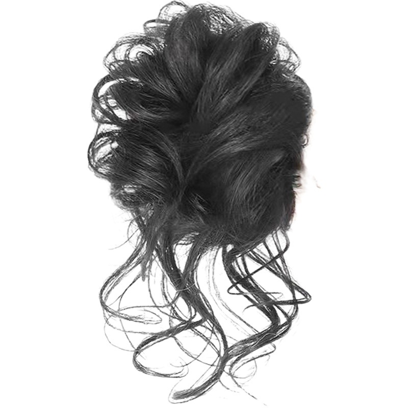 Moño postizo esponjoso para peinar, accesorio para moño fácil de usar para un peinado rápido.