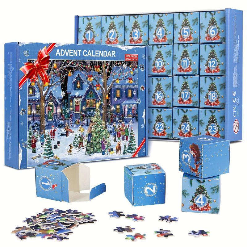 クロスボーダーのクリスマスのパズルのブラインドの箱の装飾品の子供のアイデアのブラインドの箱の装飾のパズルのパズルのパズル|undefined