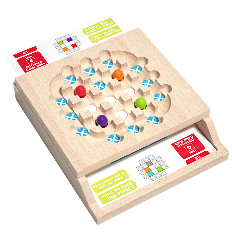 Juegos de fantasma de movimiento de perlas Hua Rongdao emparejamiento mental entrenamiento de pensamiento lógico juguetes de mesa para niños